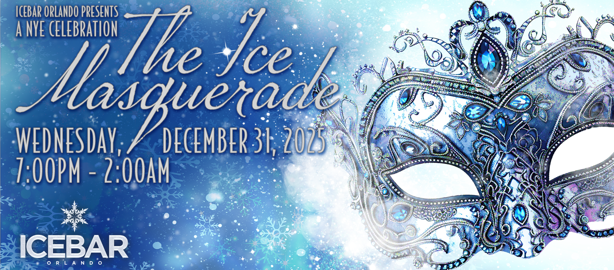 ICEBAR Orlando’s Ice Masquerade: A New Year’s Eve Celebration